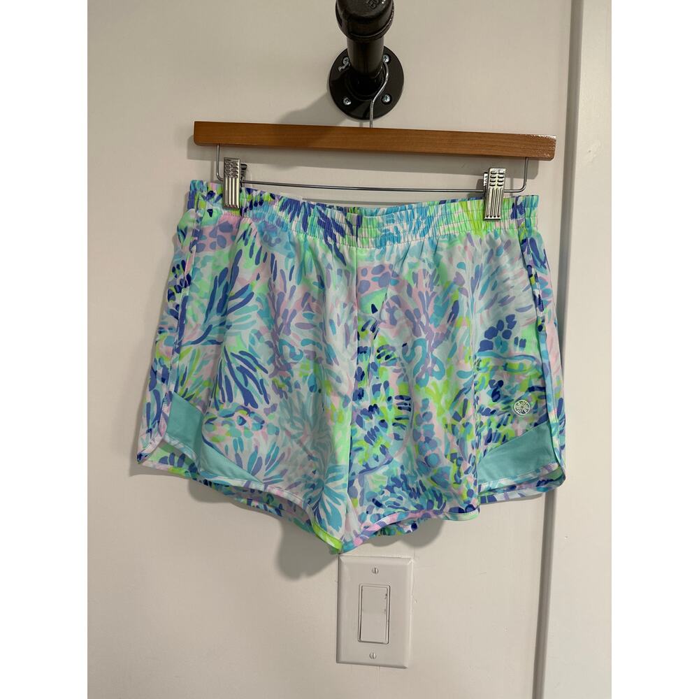 Lilly Pulitzer Luxletic Lined Athletic Running Shorts Size S